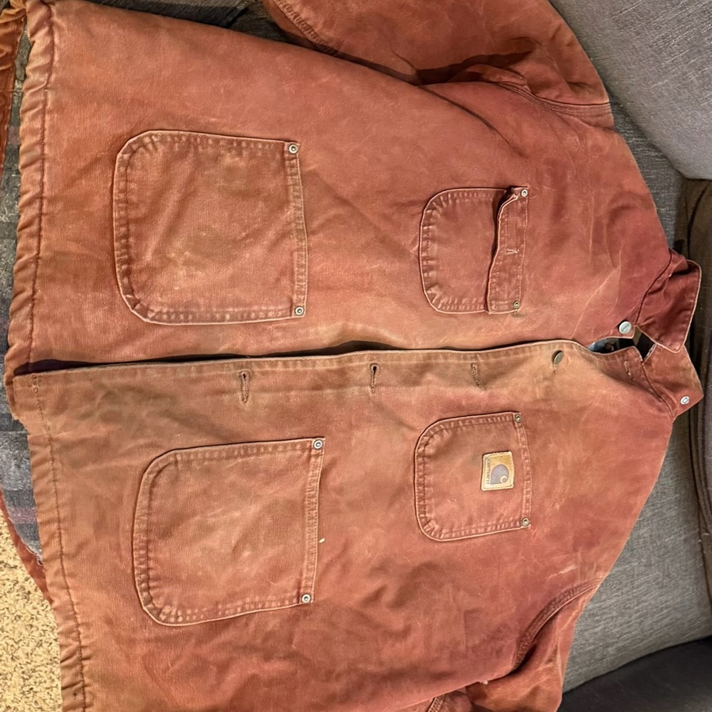 Carhartt Duck Canvas Chore Jacket Blanket Lined